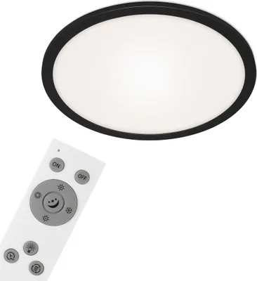 Produktbild von LED Panel Dimmbar Fernbedienung CCT 24W schwarz Metall-Kunststoff Briloner