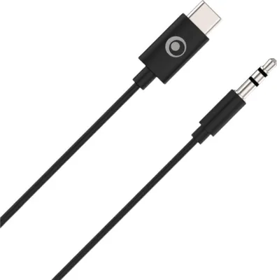 Productafbeelding van BigBen Connected, Audio-adapter, 3,5 mm jack naar USB-C, zwart