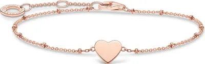 Produktbild von thomas Sabo-Damen-Armband Herz A1991-415-40-L19v Silber rosé vergoldet 16-19 cm