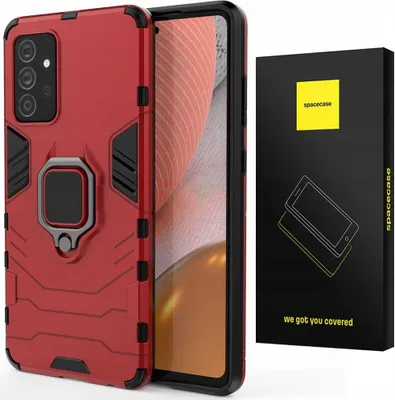 Immagine prodotto di Custodia SPACECASE X-ring per Galaxy A72 5G Rosso