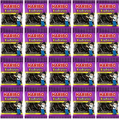 Produktbild von Haribo Konfekties Lakritzstangen mit Konfektfüllung VPE (20x160g Packung)