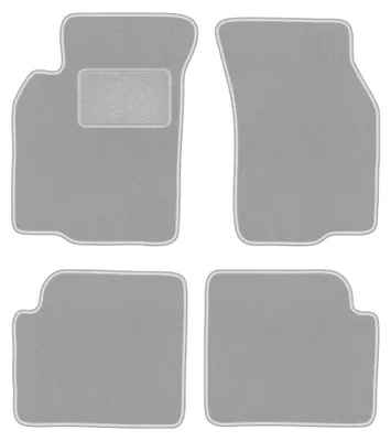 Obrázok produktu pre Velúrové autokoberce pre: Mitsubishi Colt V (CJ0) 1996-2003 (hatchback) – sada 4 ks, sivé, na mieru – Wielganizator OSLO