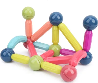 Produktbild von Magnetische Stick DIY Spielzeug Kinder Stange Bausteine ​​Set Pädagogisches Montage Toy42pcs