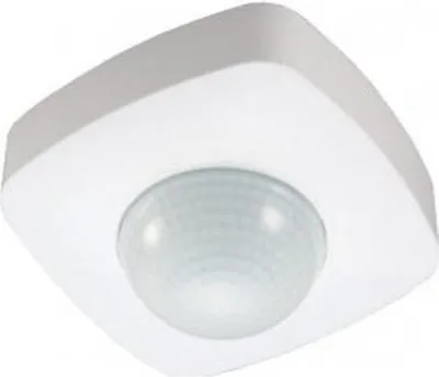 Produktbild von Infrarot Präsenzmelder Sensor Weiß IP20 max. 1000W / 2000W bis zu 20m 360°