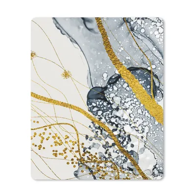 Produktbild von MuchoWow® Mauspad Mousepad Abstrakt - Gold - Natur - Kunst 30x40 cm - Mousepads - Maus Mat - Pad - Mausunterlage - Mausmatten - Schulsachen