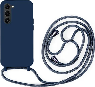 Produktbild von Handykette für Samsung Galaxy S26 Hanyhülle mit Band Hülle mit Kodel Smartphone Halskette in Blau