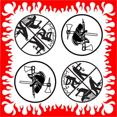Produktbild von 50 Servietten Softpoint 38x38cm Feuerwehr