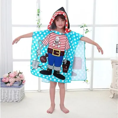 Produktbild von Stranddecke für Kinder, Polyester, 58x57 cm, 180 g