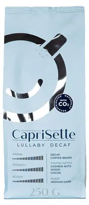 Produktbild von Koffeinfreie Kaffeebohnen Caprisette Lullaby Decaf, 250 g