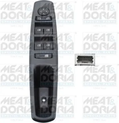 Zdjęcie produktu dla Przelacznik Podnosnika Szyby Renault Grand Scenic Iii,