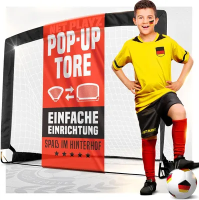 Productafbeelding van Voetbaldoel 120 x 90 x 90 cm, 2-delig, inklapbaar, voor tuin