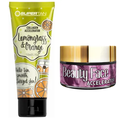 Image de Supertan Lemongrass & Orange + Beauty Face Jar