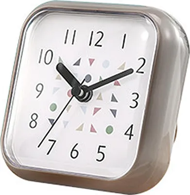 Produktbild von Badezimmeruhr, wasserdicht und beschlagfrei, Wanduhr mit drei Saugnäpfen,grey