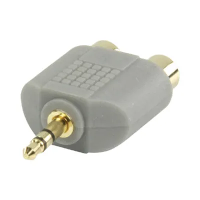 Obrázok produktu pre Audio adaptér Dönges, 3,5 mm stereo konektor, 2 x cinch spojka
