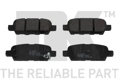 Produktbild von NK 222257 Bremsbeläge Satz Hinten Bremsklötze für NISSAN Qashqai / Qashqai +2 I (J10, NJ10) für RENAULT KOLEOS (HY)