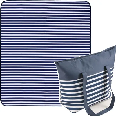 Biederlack Summer Bag mit Decke blau Foto