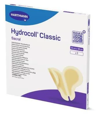 Obrázek produktu pro Hydrocoll Classic obvaz na sakrální rány 12x18 cm 5 ks