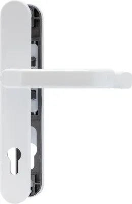 Produktbild von Schutzbeschlag für Schmalrahmen Abus Drücker/Drücker SRG92N weiß