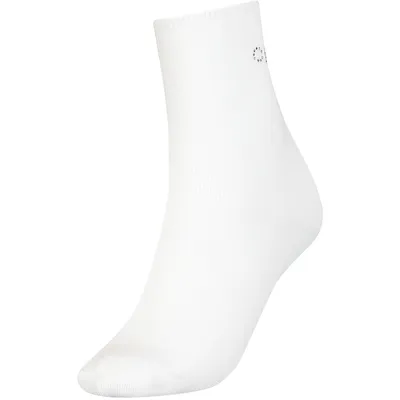 Produktbild von Calvin Klein damessokken Allison (1-pack), enkelsokken met kristal logo, wit