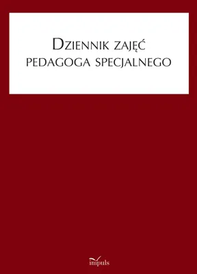 Image de Dziennik zajęć pedagoga specjalnego