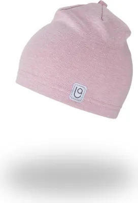 Obrázek produktu pro Dětská čepice Beanie teplá - Světle růžová strakatá