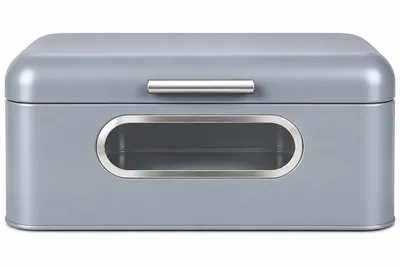 Produktbild von Brotkasten aus Metall Sichtfenster Brotbox Brotbehälter Rollbrotkasten