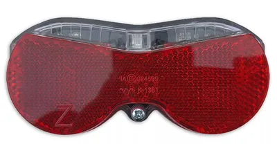 Obrázek produktu pro Zadní LED světlo na baterie 1 LED STVZO schválená včetně baterií 80 mm