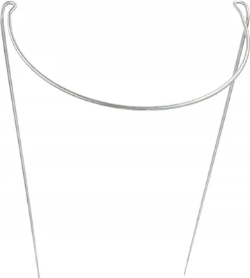 Obrázek produktu pro Opora pro rostliny – kovová kruhová opora – výška 100 cm – opora pro květiny – zahradní tyč