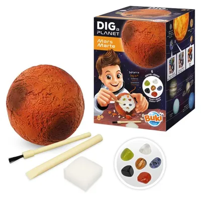 Obrázok produktu pre Buki Mars: Súprava na archeologické výkopky – vzdelávacia hračka na objavovanie skamenelín