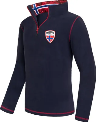 Produktbild von Nebulus Fleecepullover NARDY Herren, warmer Fleecepullover, Pulli aus Fleece mit Half Zip Reißverschluss, P5431 - Herren, navy, XXL