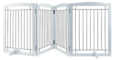 Immagine prodotto di Cancelletto pieghevole per cani - Cancelletto di sicurezza per bambini - Bianco 610x813 mm - Cancelletto di sicurezza pieghevole per animali domestici