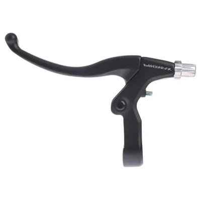 Produktbild von Promax V-Brake Bremsgriffe - Bremshebel Bremsen Hebel links schwarz inkl. Schlauchflicken