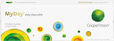 Produktbild von CooperVision MyDay, 30-Pack, Täglich, 30 Stück(e), 1,42 cm, 8,4 mm, -12 - 8, Stenfilcon A