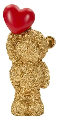 Immagine prodotto di Mauro Ferretti Orsetto Decorativo con Cuore 9x7x18