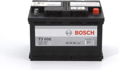 Produktbild von BOSCH T3 008 Starterbatterie 12V 66Ah 510A/EN L3 für Auto LKW Batterie