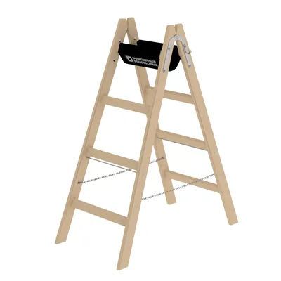 Produktbild von MUNK Holz Stehleiter 2x4 Sprossen