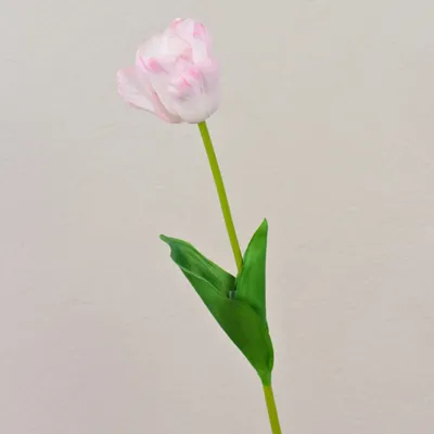 Produktbild von artplants.de Kunst Tulpe PJASSINA, weiß-rosa, 65cm - Künstliche Tulpe