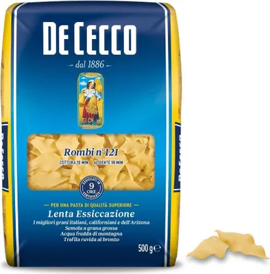 Produktbild von 5x De Cecco Pasta 100% Italienisch Rombi n° 121 kurze Pasta 500g