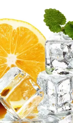 Produktbild von Fototapete - Lemon and Ice 150x250cm - Vliestapete