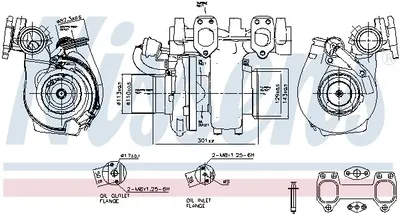 Image de NISSENS 93335 Turbocompresseur