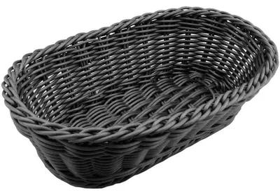 Produktbild von Buffetkorb, Polypropylen, schwarz, 230x115x75 mm (BxTxH)