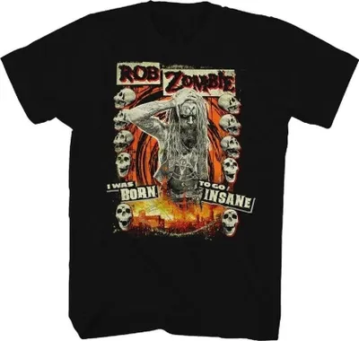 Obrázok produktu pre Rob Zombie Born to Go Insane Black 2XL Tričko