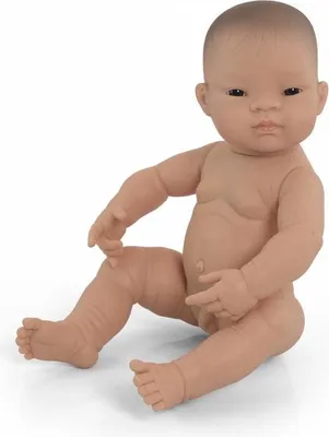 Produktbild von Miniland Miniland31005 Babypuppe neugeborener asiatischer Junge 40cm-31005