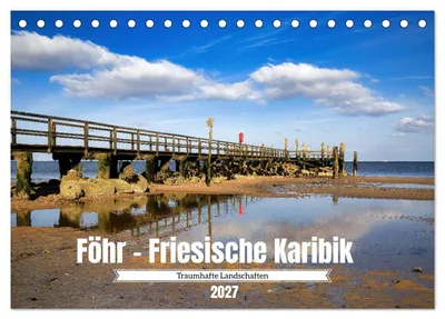 Produktbild von Föhr - Friesische Karibik (Tischkalender 2027 DIN A5 quer), CALVENDO Monatskalender