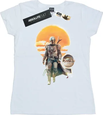 Produktbild von Star Wars - "The Mandalorian" T-Shirt für Damen BI43081 (XXL) (Weiß)