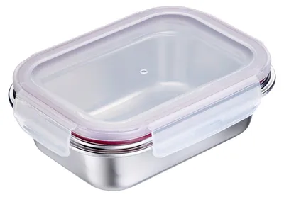 Image de WESTMARK 23662270 WESTMARK Frischhaltedose 5,5 cm hoch silber 600,0 ml, 1 St.