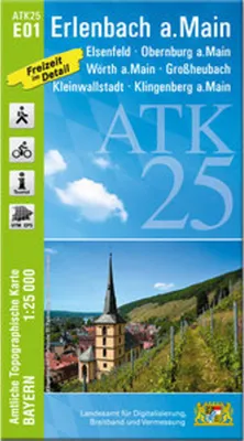 Obrázok produktu pre Erlenbach a.Main 1:25 000