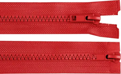 Produktbild von 1 Reißverschluss 2-Wege 5mm 95 cm teilbar Autolock Doppelzipper Farbwahl,rot