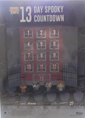 Produktbild von Halloween 13 Day Spooky Countdown Adventskalender Calendar Funko Pocket POP!