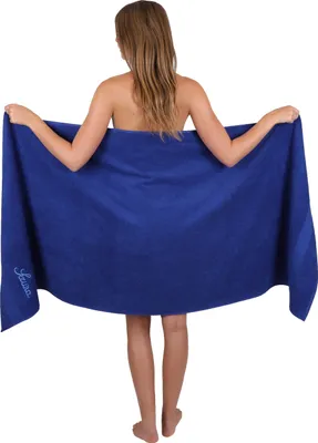 Produktbild von Betz Saunatuch Saunahandtuch Saunatücher FRANCE 100% Baumwolle Größe 80x200 cm  Farbe - marine